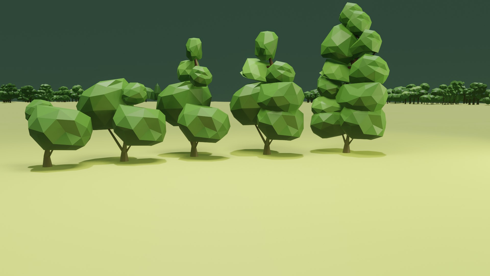Low Poly Tree Pack 3D Model - TurboSquid 1944594