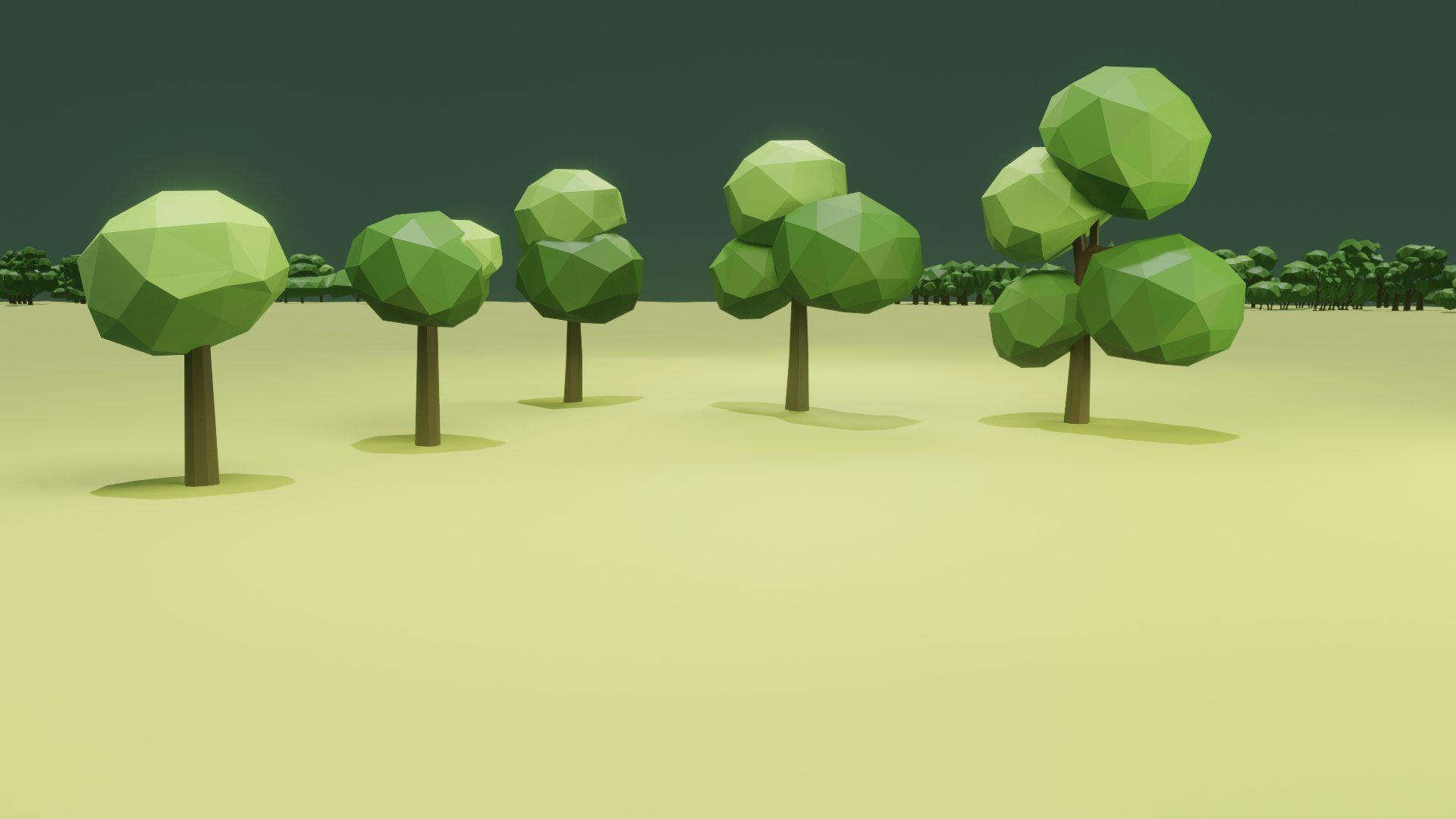 Low Poly Tree Pack 3D Model - TurboSquid 1944594