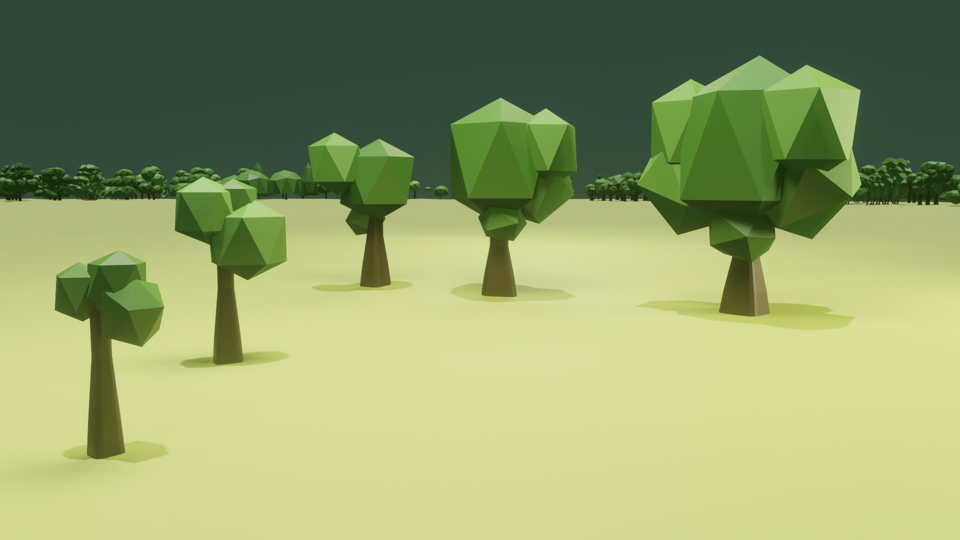 Low Poly Tree Pack 3D Model - TurboSquid 1944594