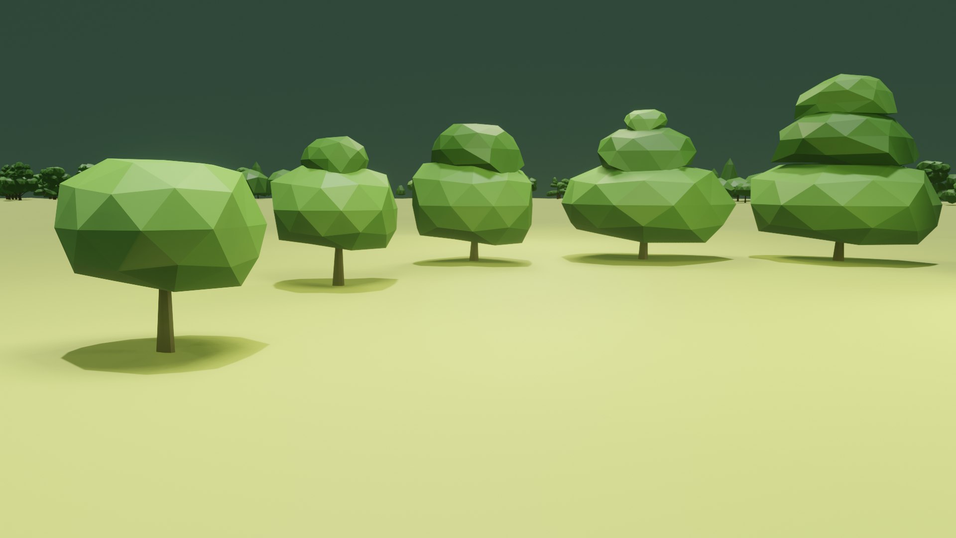 Low Poly Tree Pack 3D Model - TurboSquid 1944594