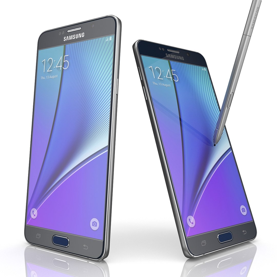 3D Model: Samsung Galaxy Note 5 + S6 Edge Plus Titan #96461819