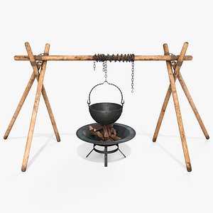 Medieval Cauldron 8K PBR Textures