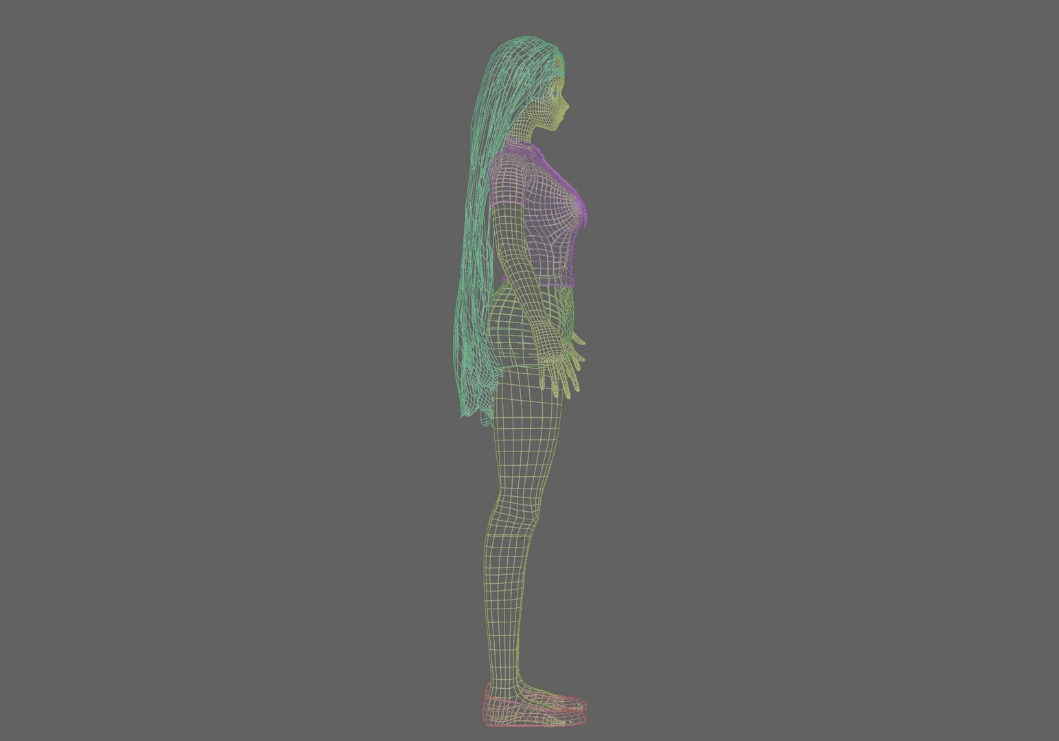 3D Basic Standard Girl V31499 TurboSquid 2269189
