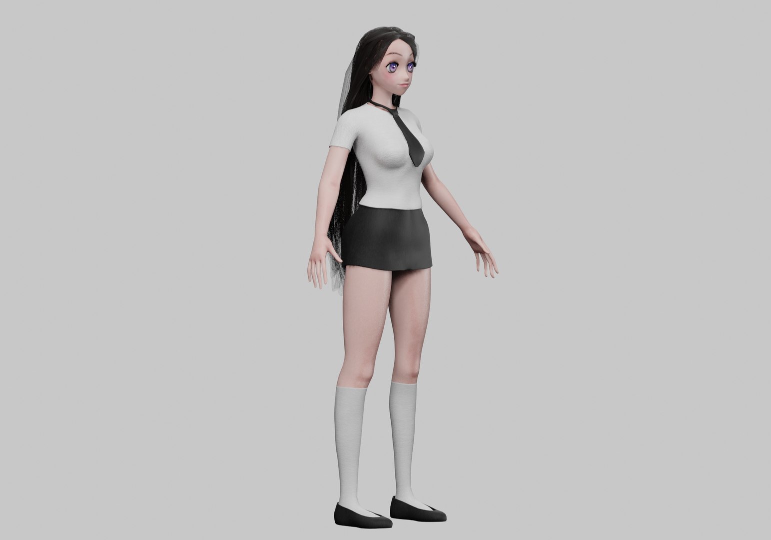3D Basic Standard Girl V31499 - TurboSquid 2269189