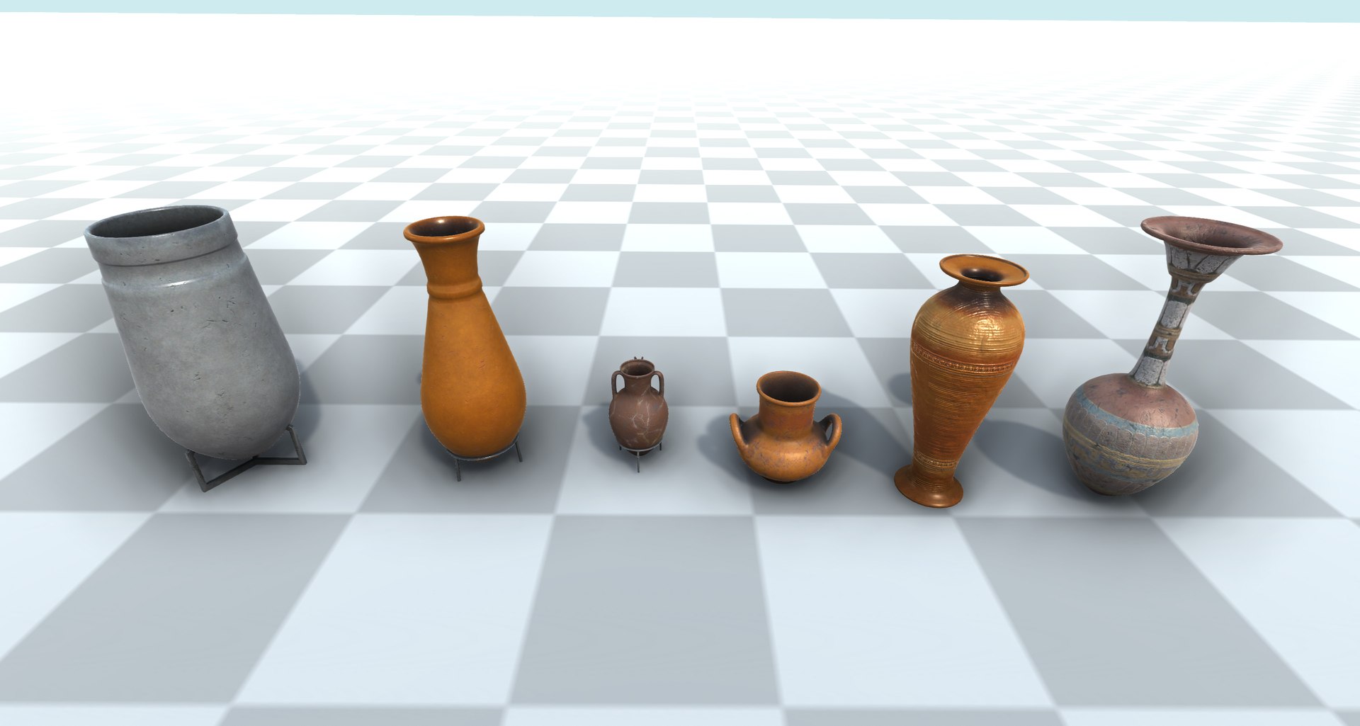 3D Vase Set - TurboSquid 2155291