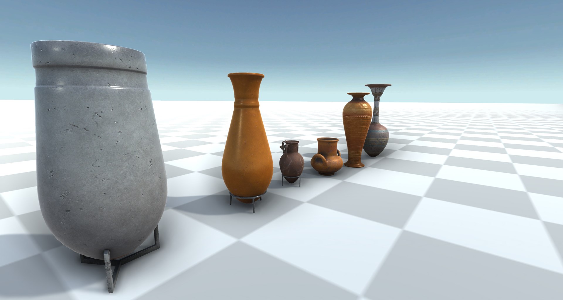 3D Vase Set - TurboSquid 2155291