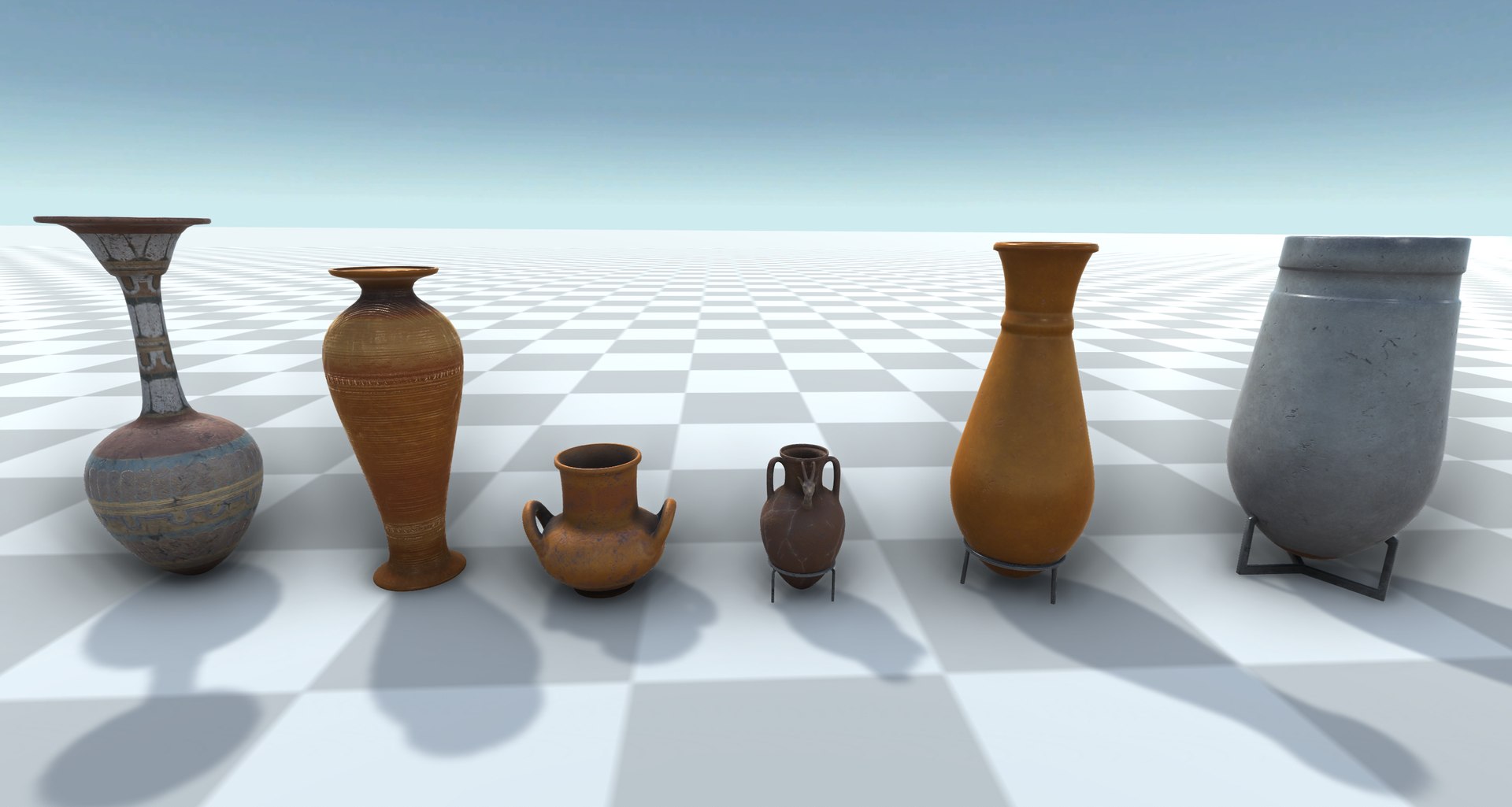 3D Vase Set - TurboSquid 2155291