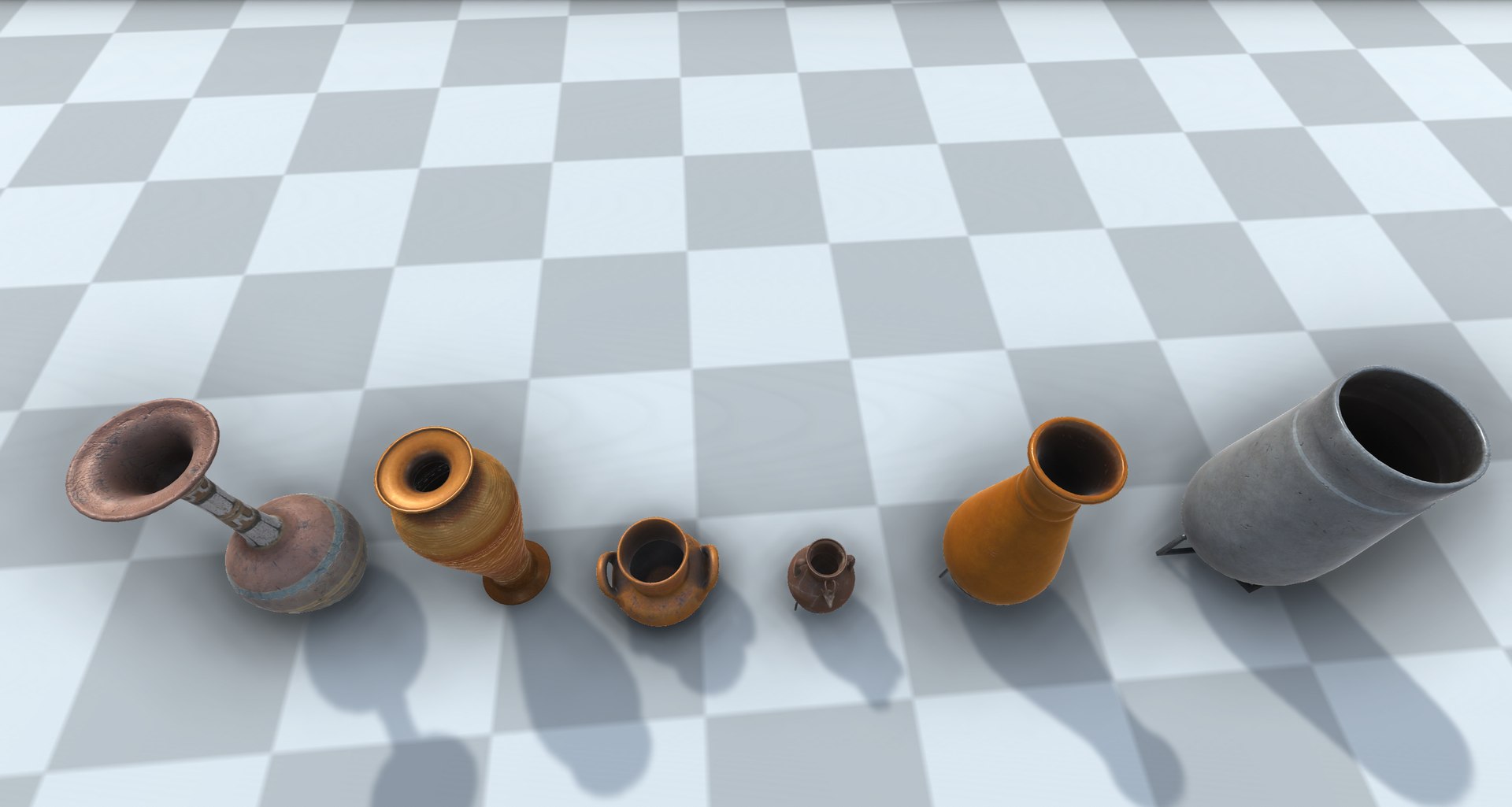 3D Vase Set - TurboSquid 2155291