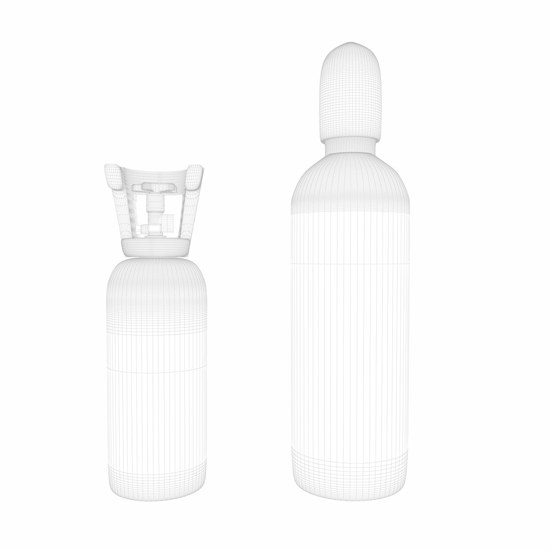 Helium Tank 3D TurboSquid 1515523