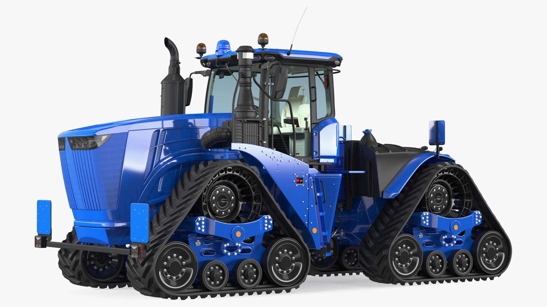 Four Track Tractor Clean 3D model preview
