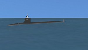 3D Virginia Class SSN 778 USS New Hampshire model