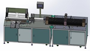 Strut Channel Punching and Slotting Machine 3D CAD Model 3D model