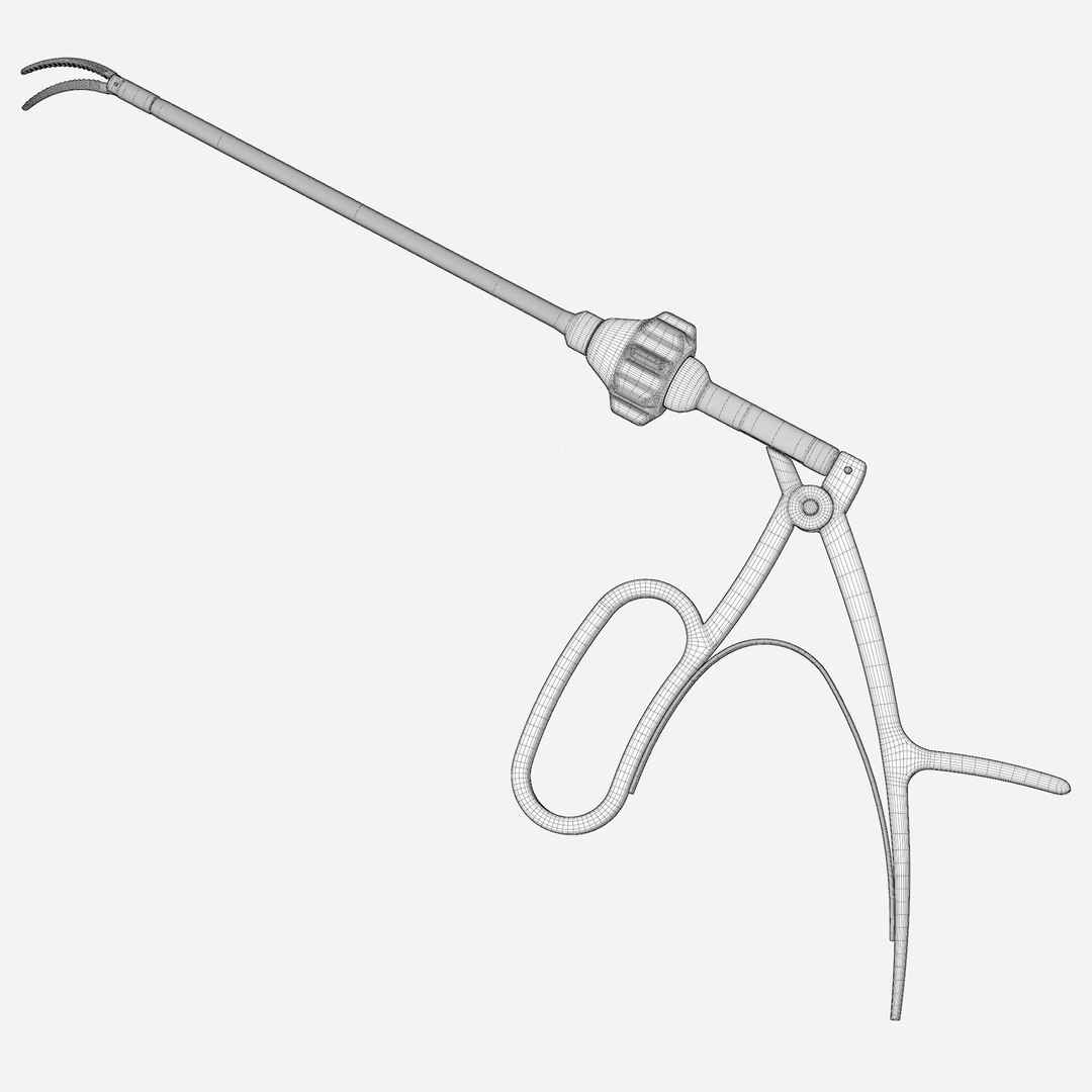3D Laparoscopic Instrument TurboSquid 1962507