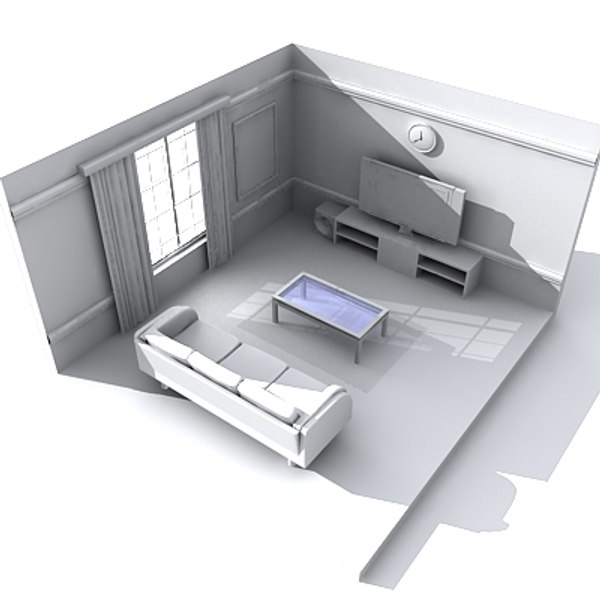 3d interior shell model