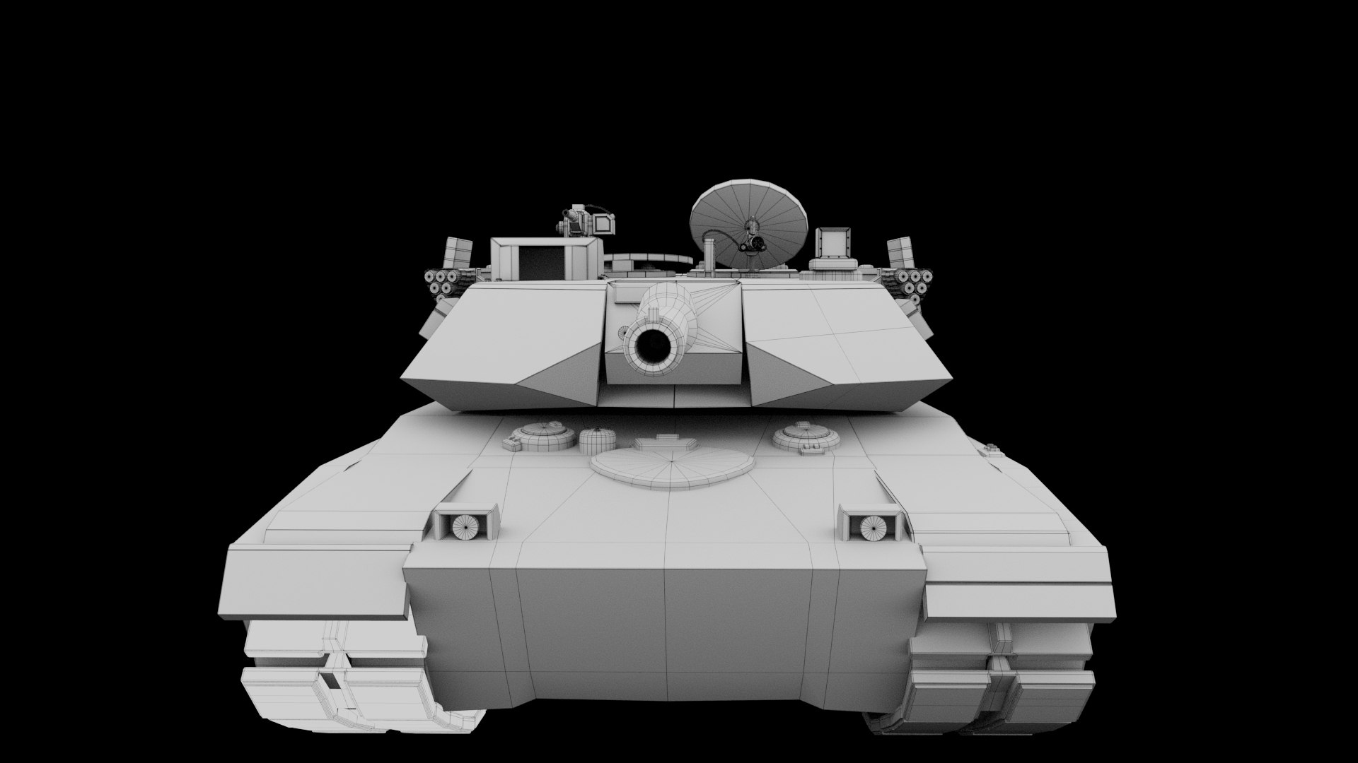 M1A1 Abrams Tank 3D Model - TurboSquid 2204976