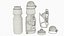Cycling Sports Bottle Mounted Holder White