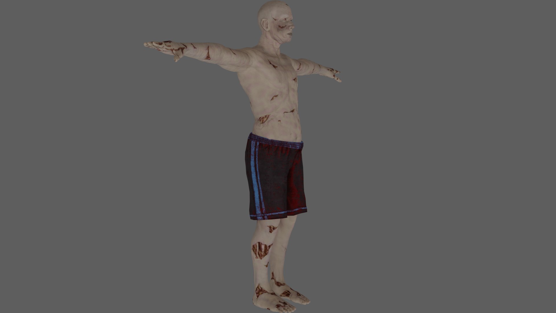 Rigged Zombie 01 3D - TurboSquid 1930235