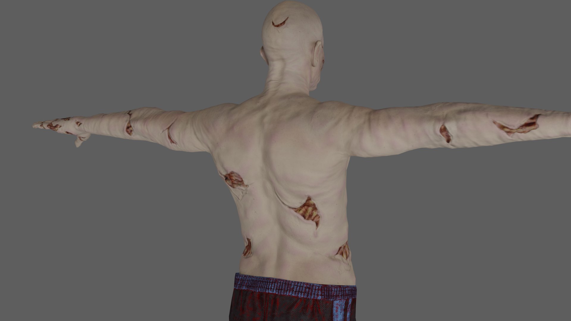 Rigged Zombie 01 3D - TurboSquid 1930235