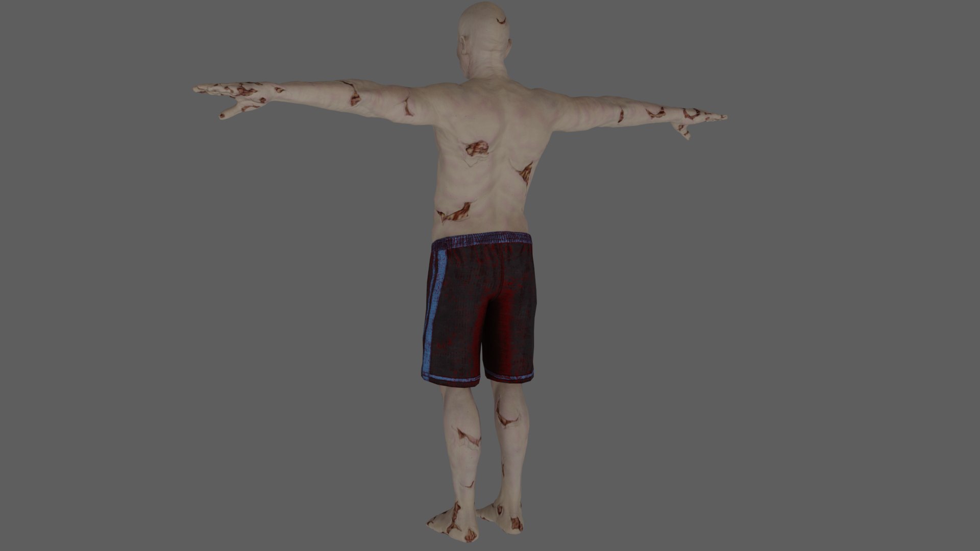 Rigged Zombie 01 3D - TurboSquid 1930235