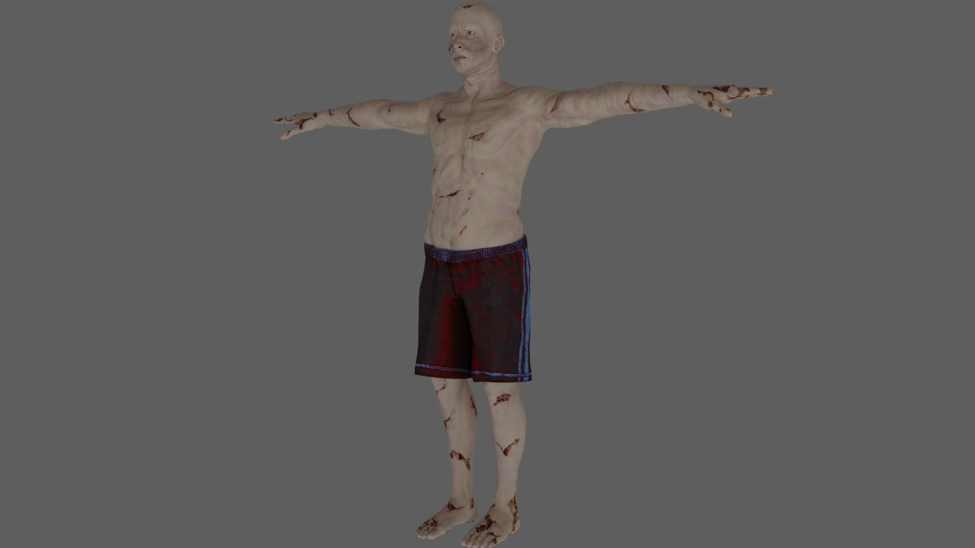 Rigged Zombie 01 3D - TurboSquid 1930235