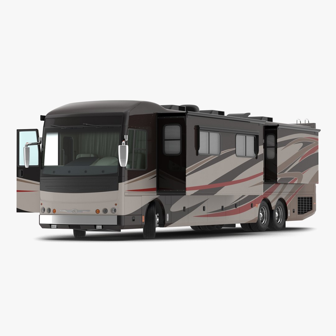 American Recreation Vehicle RV 2 Rigged 3D Model preview