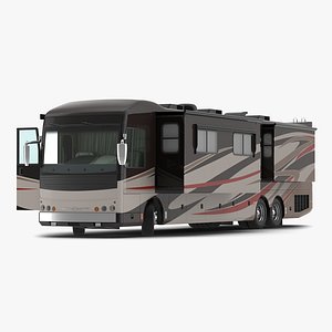 American Recreation Vehicle RV 2 Rigged 3D Model
