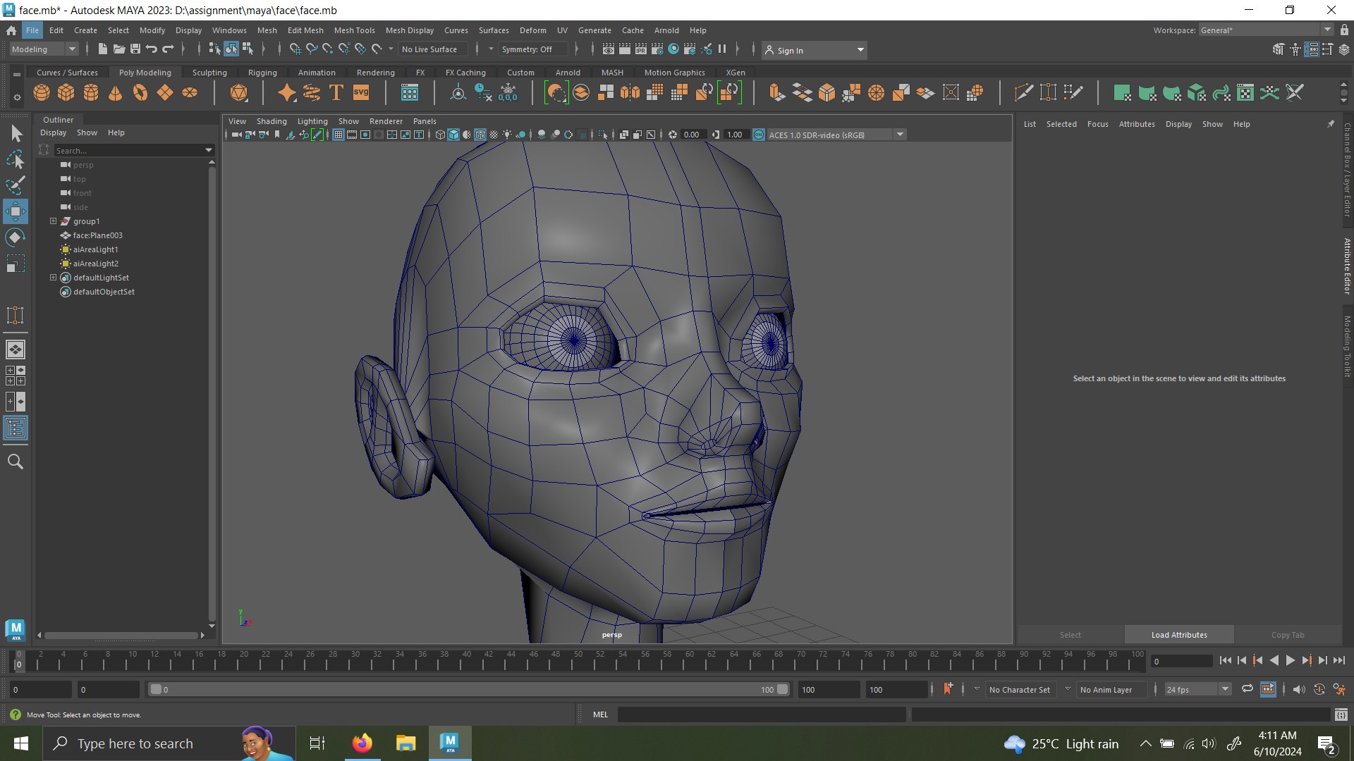3D Basic Head Model Low Poly - TurboSquid 2240163