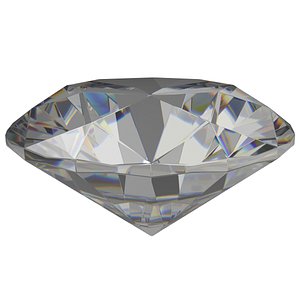 3D model Round Cut Diamond