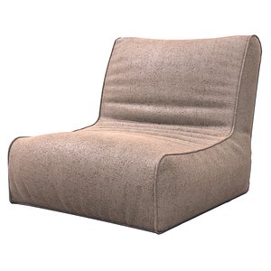 3D bag lounge model