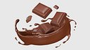 Chocolate Liquid Splash 011