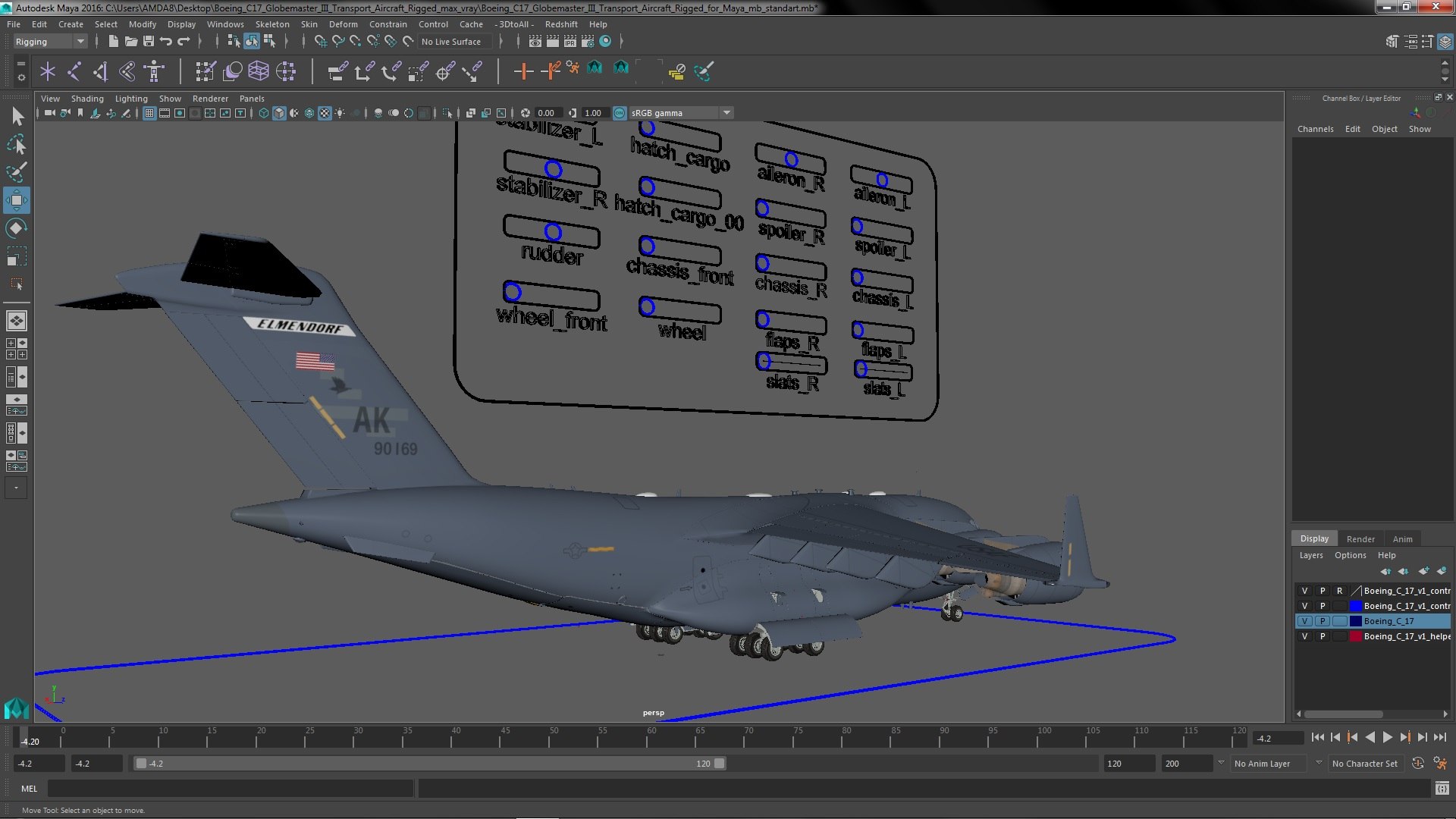 Boeing C17 Globemaster III Transport Aircraft Rigged for Maya 3D https://p.turbosquid.com/ts-thumb/GO/xY4y5Q/N4/boeingc17globemasteriiitransportaircraftriggedformaya3dsmodel046/jpg/1680183758/1920x1080/fit_q87/f77f1368919d59e140135b7f906cb3c1a4d6c4dd/boeingc17globemasteriiitransportaircraftriggedformaya3dsmodel046.jpg