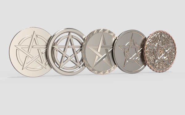 pentacles 3D model