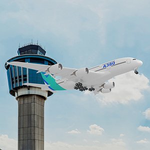 Airbus A380 model