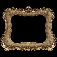 (60) 3d STL Model Mirror Frame for CNC Router 3D Printer Aspire Cut3d Artcam