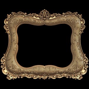 (60) 3d STL Model Mirror Frame for CNC Router 3D Printer Aspire Cut3d Artcam