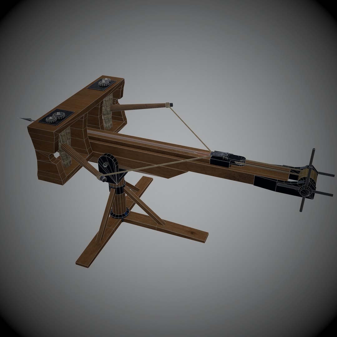 3d Model Ballista Modeled