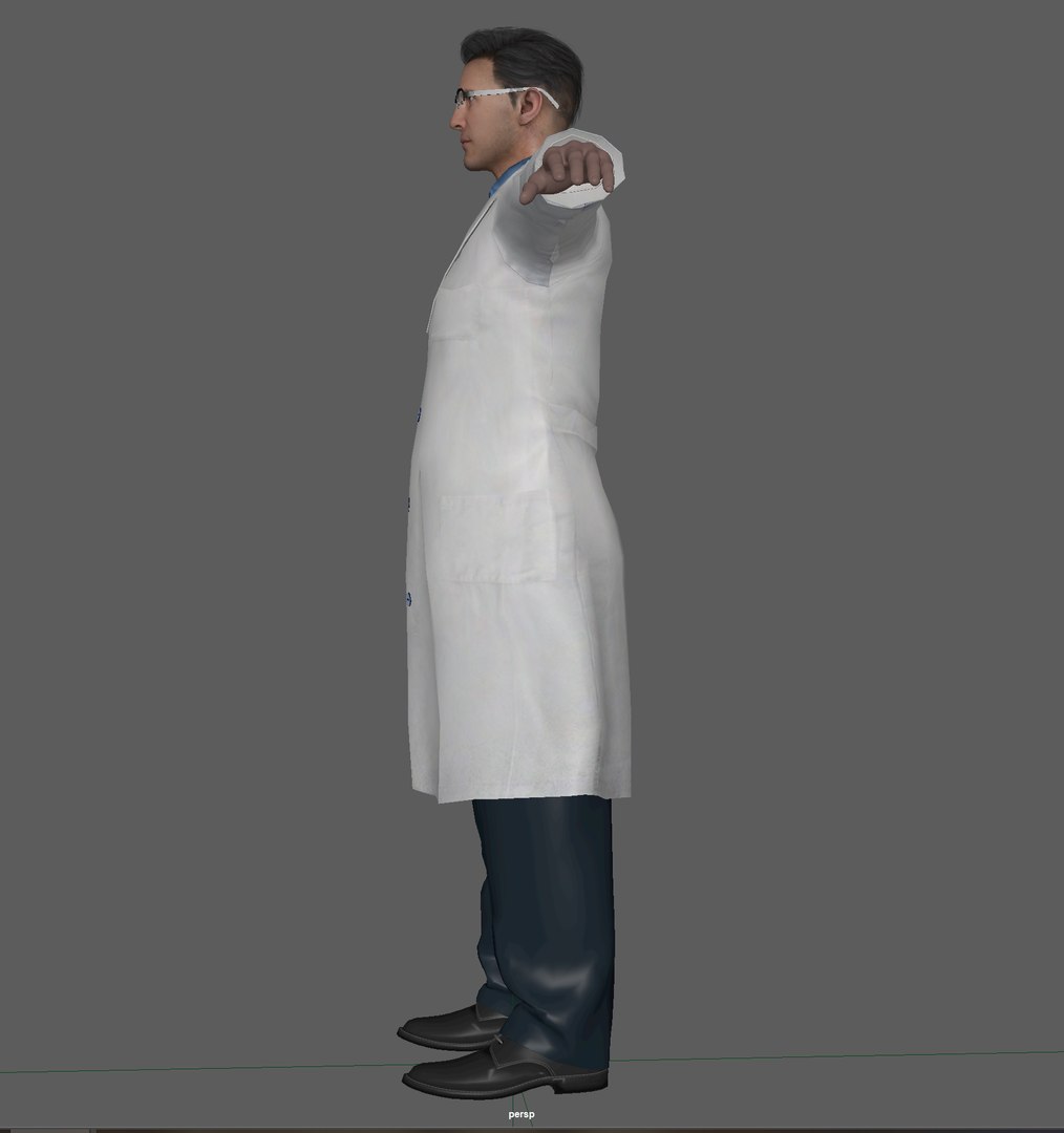 3D Scientist Doctor Rig model - TurboSquid 2021563