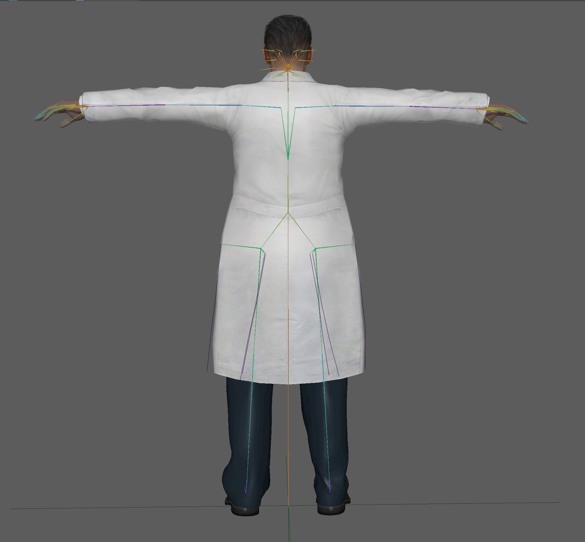 3D Scientist Doctor Rig model - TurboSquid 2021563