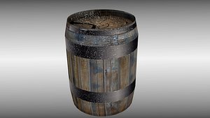 3d model barrel