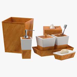 Contemporary Bathroom Decor Set