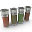 Spice Bottles Set 3