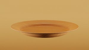 Wooden Plate model