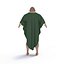 服を着た古いキャラクター
