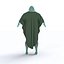 服を着た古いキャラクター