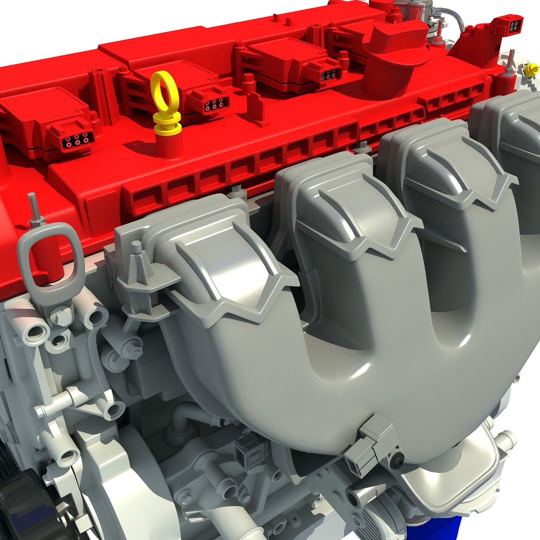 3d Model Turbo Engine