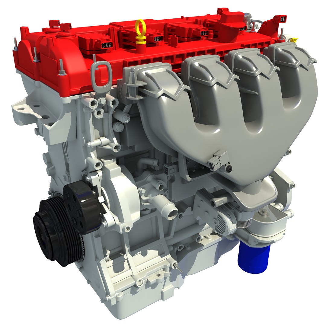 3d Model Turbo Engine