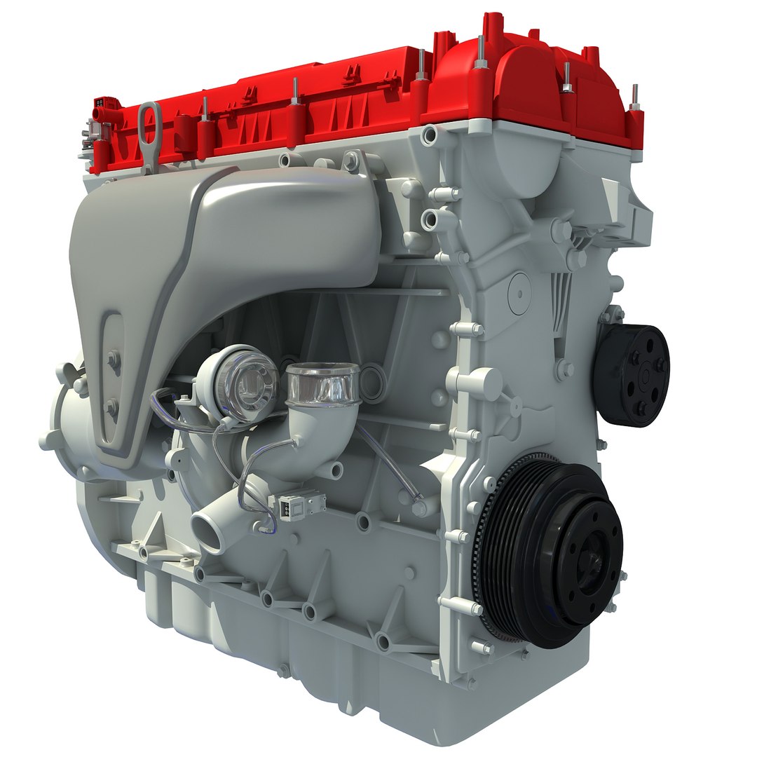 3d Model Turbo Engine