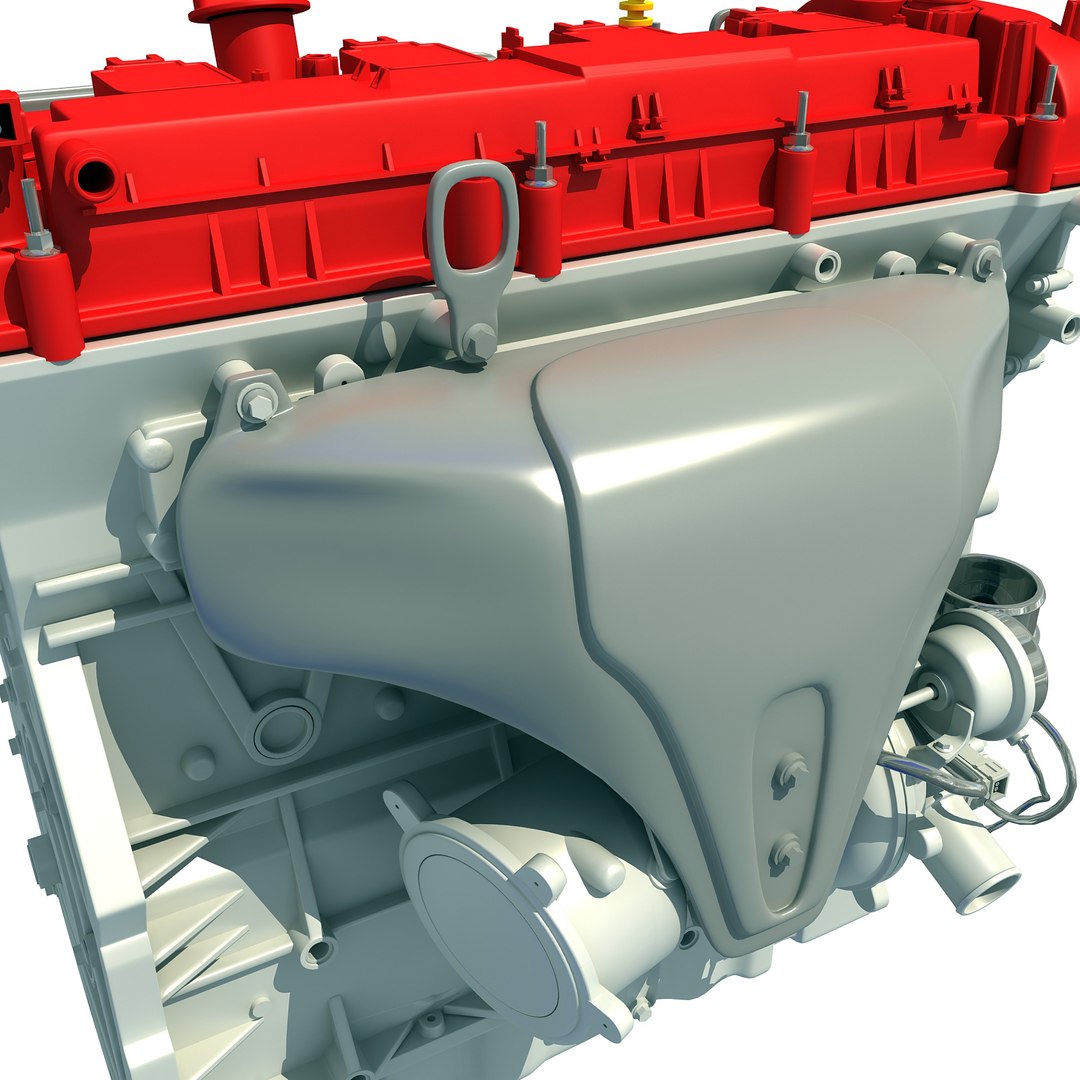 3d Model Turbo Engine