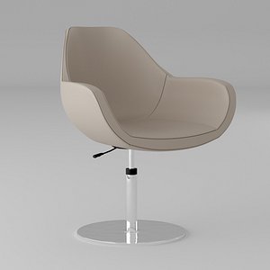 modern leather office chair 3D