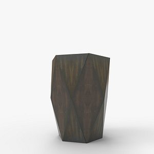Della Block End Table 3D
